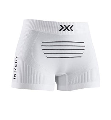 X-Bionic Damen Invent Boxer Shorts, Arctic White/Dolomite Grey, im Sale